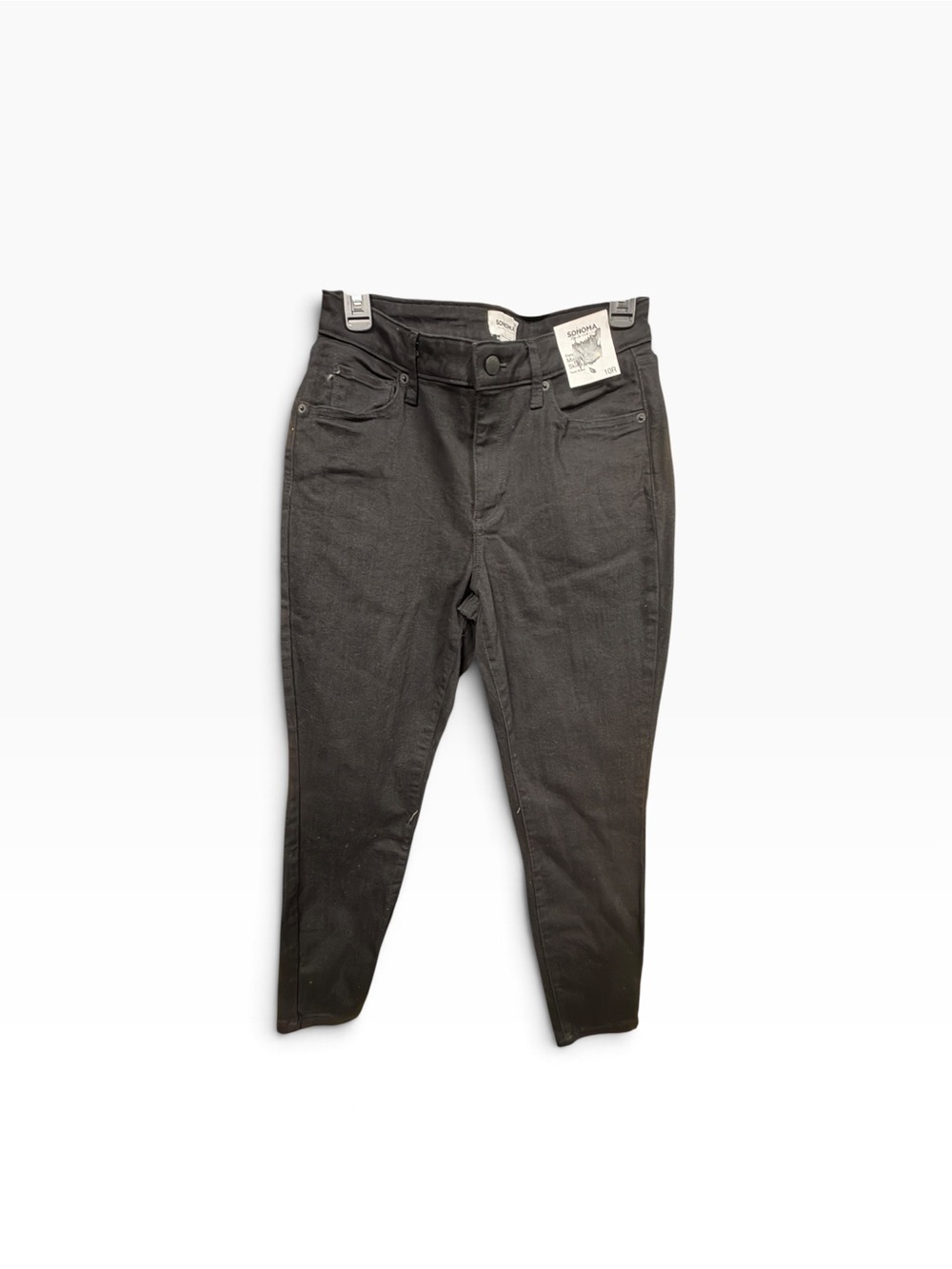 Sonoma Goods For Life Women’s Jeans Size 10R Black Stretch Denim